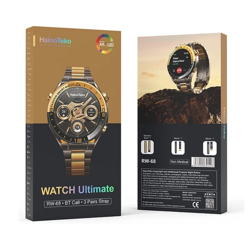 HainoTeko RW-68 Amoled Ekran Akıllı Saat | 3 Kordon HainoTeko RW-68 Amoled Ekran Akıllı Saat | 3 Kordon