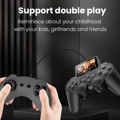 S10 Mini El Oyun Konsolu Kablosuz Gamepad | 520 Oyun | Çift Konsol S10 Mini El Oyun Konsolu Kablosuz Gamepad | 520 Oyun | Çift Konsol