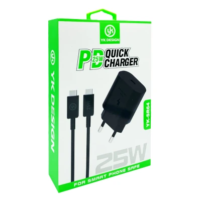 Yk Design SR64 25W Pd Type-C Şarj Aleti