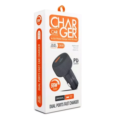 Subzero Cr35 55W Pd | Usb Araç Şarj Başlık Subzero Cr35 55W Pd | Usb Araç Şarj Başlık