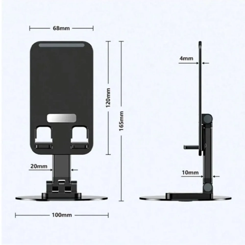Subzero FD44 Metal Masa Telefon Tutacagı 360 Derece Döner
