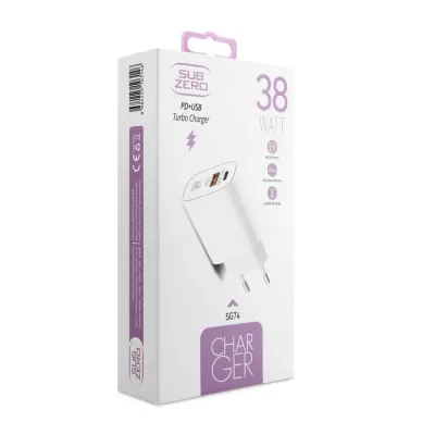 Subzero SG74 38W PD | Usb Turbo Fast Şarj Başlığı Subzero SG74 38W PD | Usb Turbo Fast Şarj Başlığı