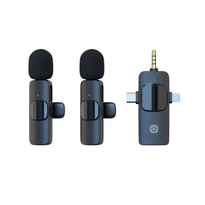 Yk Design YK3519 Kablosuz Yaka Mikrofonu 3 Farklı Giriş | 2 Adet Yk Design YK3519 Kablosuz Yaka Mikrofonu 3 Farklı Giriş | 2 Adet