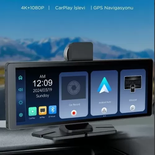 T94C41 Wifi Bluetooth 4K Carplay Ön-Arka Araç Kamerası T94C41 Wifi Bluetooth 4K Carplay Ön-Arka Araç Kamerası