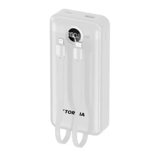 Trm-1025 20000 mAh Lcd Göstergeli Kablolu Powerbank Trm-1025 20000 mAh Lcd Göstergeli Kablolu Powerbank