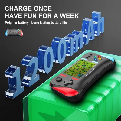 X7M Mini El Oyun Konsolu Kablosuz Gamepad | 500 Oyun | Çift Konsol X7M Mini El Oyun Konsolu Kablosuz Gamepad | 500 Oyun | Çift Konsol