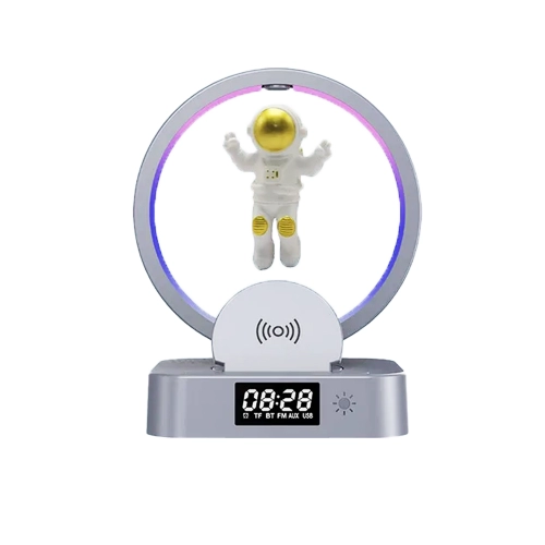 Y558 Astronot Hoparlör Radyo Telefon Stand Kablosuz Şarj RGB Işıklı Y558 Astronot Hoparlör Radyo Telefon Stand Kablosuz Şarj RGB Işıklı