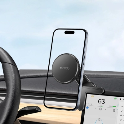 Yesido C213 360 Derece Ayarlanabilir Araç CarPlay Ekranına Sabitlenen Magsafe Araç Telefon Tutucu