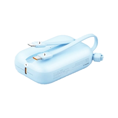 YK Design P952 22.5W 10000 mAh Kablolu Powerbank YK Design P952 22.5W 10000 mAh Kablolu Powerbank