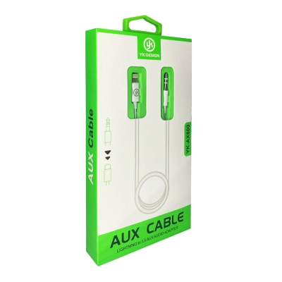 Yk Design Ax800 Lightning Aux Kablo Yk Design Ax800 Lightning Aux Kablo