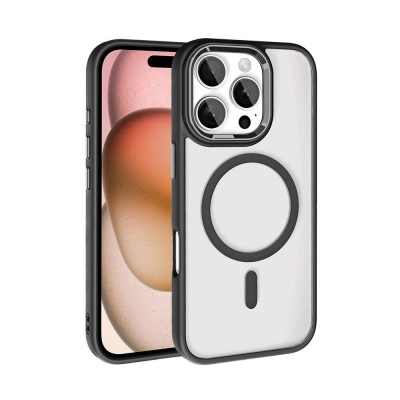Zore İphone 16 Plus Krom Magsafe Silikon Kılıf Zore İphone 16 Plus Krom Magsafe Silikon Kılıf