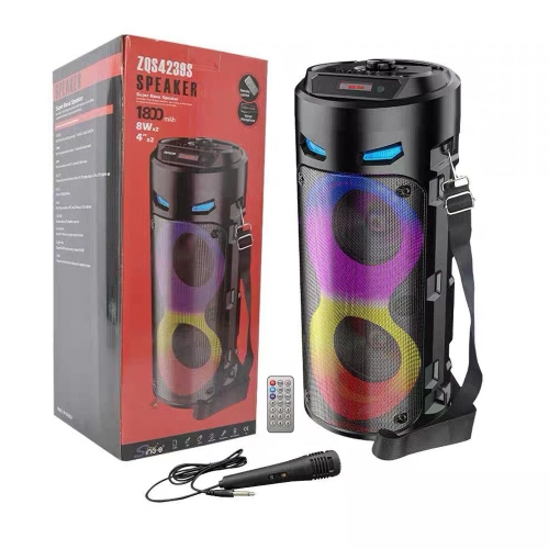 ZQS4439s Bluetooth Rgb Speaker | 4"x2 ZQS4439s Bluetooth Rgb Speaker | 4"x2