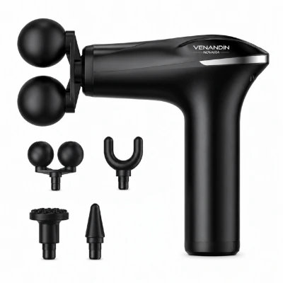 Venandin MSPF-001 Power Flex Kademeli Çift Başlıklı Titreşimli Masaj Aleti