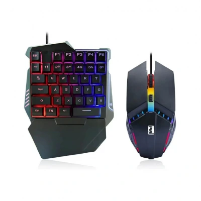 G508 RGB Kablolu Telefon Bağlantılı PUB-G Oyuncu Klavye | Mouse Set