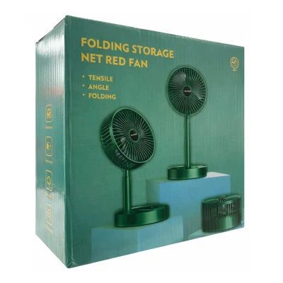 FS21 Katlanabilir Mini Şarjlı Fan | Masaüstü Standlı