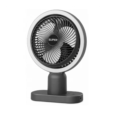 YK-Design A8801 Masaüstü Şarjlı Fan | 3 Kademeli