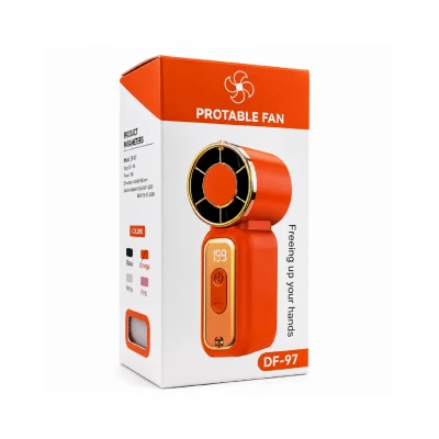 YK Design DF97 Şarjlı Hız Ayarlı LCD Göstergeli Mini El Fanı