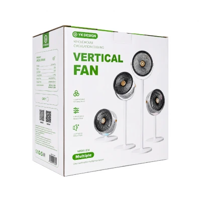 YK Design S34 Ayaklı Şarjlı Fan | 5 Kademeli