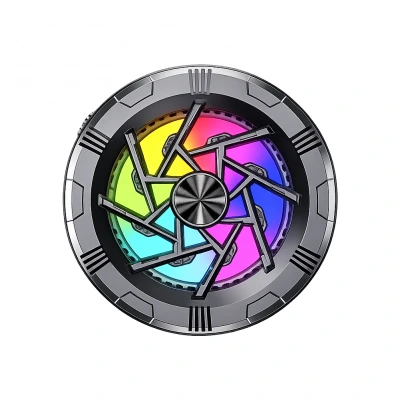 AL11 Mıknatıslı Kablolu 2 Kademeli RGB Telefon Soğutucu Fan