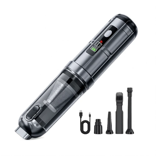 Leerfei ST-6699 Şarjlı Üfleme Çekme Kablosuz El Süpürgesi | 20.000PA | 3 Kademe | LCD Gösterge