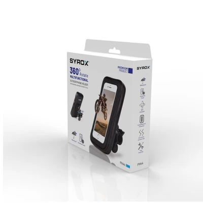 Syrox PH44 Su Geçirmez Motosiklet Telefon Tutucu Syrox PH44 Su Geçirmez Motosiklet Telefon Tutucu