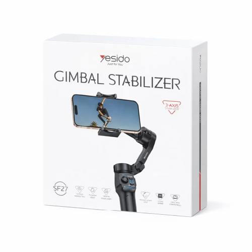 Yesido SF27 360 Derece Ayarlanabilir Tripodlu BT Selfie Gimbal