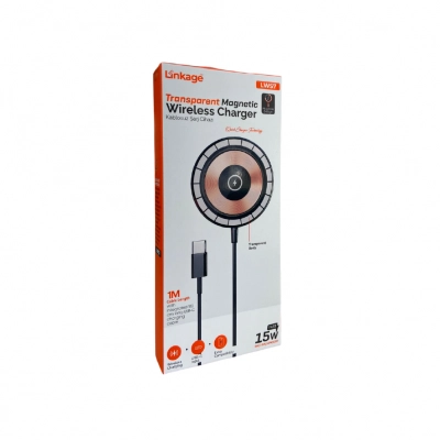 Linkage Lws7 Magnetic Kablosuz Şarj Cihazı | 15 Watt | Type-C Kablo