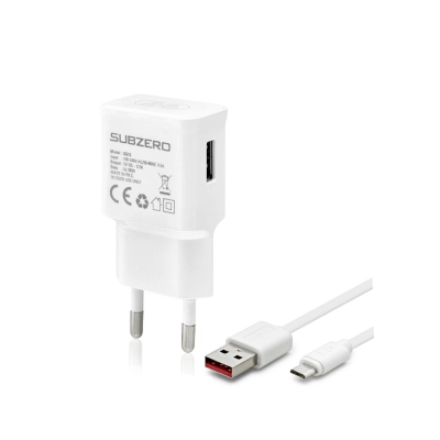 Subzero Sg12 Micro Fast 3.1A Şarj Seti | 15W Subzero Sg12 Micro Fast 3.1A Şarj Seti | 15W