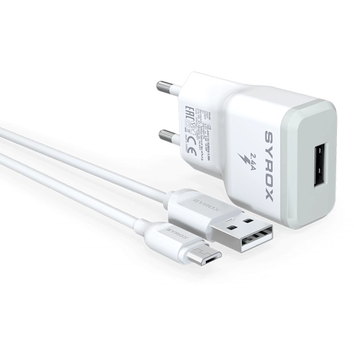 Syrox Syx-j15 Micro 2.0A Ev Şarj Aleti Syrox Syx-j15 Micro 2.0A Ev Şarj Aleti