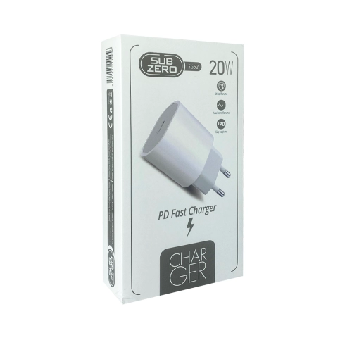 Subzero Sg62 Type-C Başlık Girişli 20W Pd Fast Başlık Subzero Sg62 Type-C Başlık Girişli 20W Pd Fast Başlık