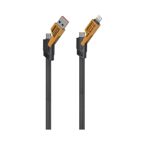 Linkage Lkcb66 4in1 Hızlı Şarj Kablosu 65W | Type-C  - USB -> Type-C - Lightning Linkage Lkcb66 4in1 Hızlı Şarj Kablosu 65W | Type-C  - USB -> Type-C - Lightning