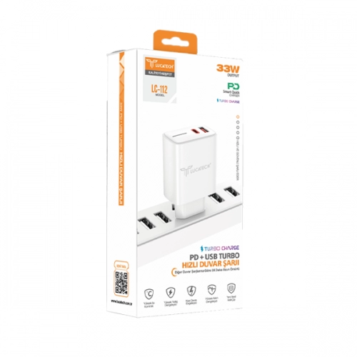 Lucatech LC112  Pd | Usb Turbo Şarj Başlık 33W