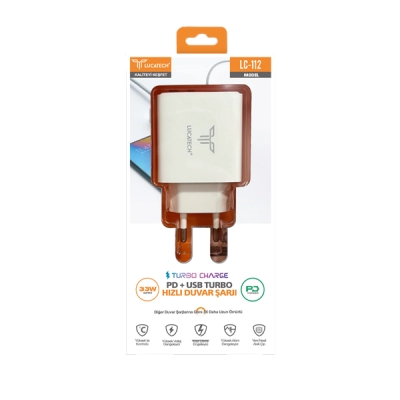 Lucatech LC112  Pd | Usb Turbo Şarj Başlık 33W