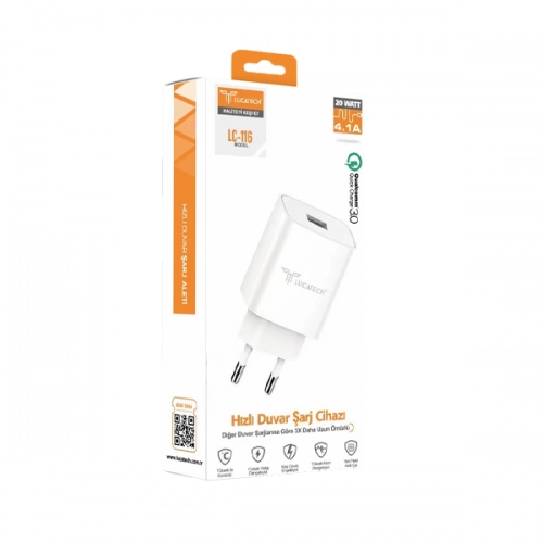Lucatech Lc116 4.1A Şarj Başlığı 20W Lucatech Lc116 4.1A Şarj Başlığı 20W