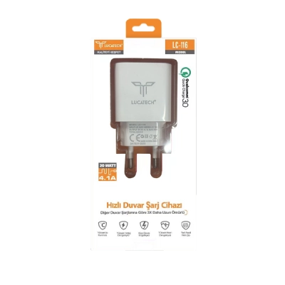 Lucatech Lc116 4.1A Şarj Başlığı 20W Lucatech Lc116 4.1A Şarj Başlığı 20W