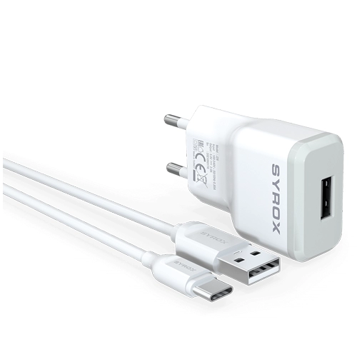 Syrox Syx-J28 Type-C 2.0A Şarj Aleti Syrox Syx-J28 Type-C 2.0A Şarj Aleti