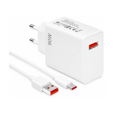 Wi 90W Qualcomm 3.0 Type-C 3A Hızlı Şarj Cihazı | Turbo Salise Gösterge