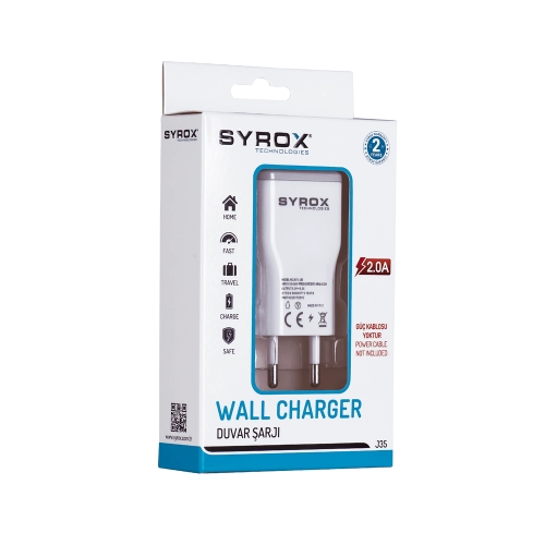 Syrox Syx-j35 Usb 2A Şarj Başlığı Syrox Syx-j35 Usb 2A Şarj Başlığı