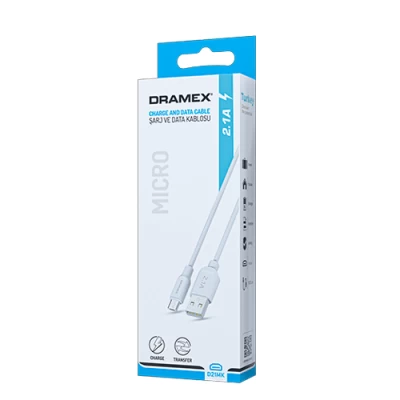 Dramex D21MK Micro 2.1 Amper Usb Kablo Dramex D21MK Micro 2.1 Amper Usb Kablo