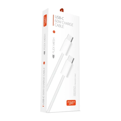 Powerway İP60 60W Örgülü Type-C Pd Kablo Powerway İP60 60W Örgülü Type-C Pd Kablo