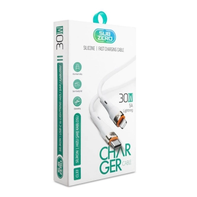 Subzero CL33 30W 5 Amper PD İphone Şarj Kablosu Subzero CL33 30W 5 Amper PD İphone Şarj Kablosu