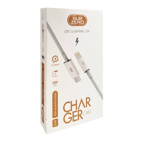 Subzero CL95 20W Type-C İphone PD Ara Kablo Subzero CL95 20W Type-C İphone PD Ara Kablo