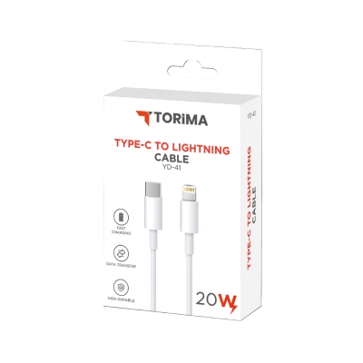Torima Type-C to Lightning 20W Şarj Kablosu