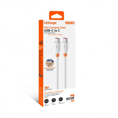 Linkage Lkcb59 60W 3A PD Type-c Şarjı Kablosu
