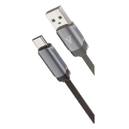 Vonk V78 Type-C 3 Amper 1M Örgülü Data ve Şarj Kablosu