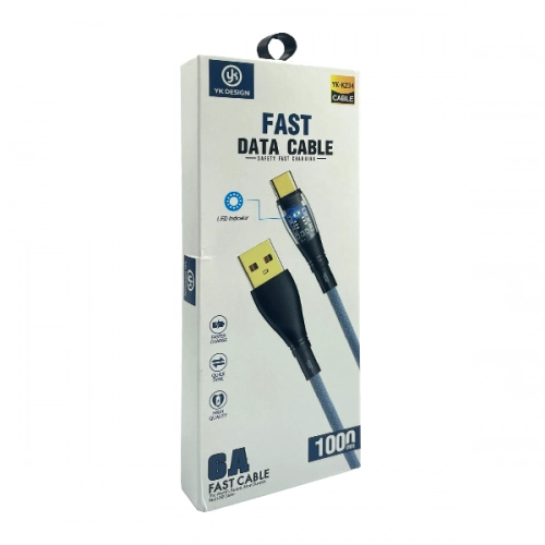 Type-C Super Turbo Kablo | Led Işıklı | 6A Type-C Super Turbo Kablo | Led Işıklı | 6A