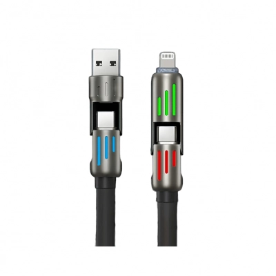 Yk Design K344 240W PD Type-c | Lightning Kablo | 4in1