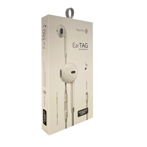Powerway EarTag Lightning Mikrofonlu Kulaklık | Tak Çalıştır Powerway EarTag Lightning Mikrofonlu Kulaklık | Tak Çalıştır