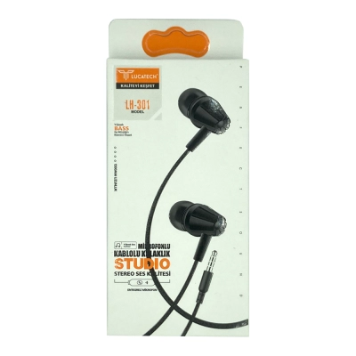 Lucatech Lh-301 Mikrofonlu Kablolu Kulaklık | 20 Adet | Standsız