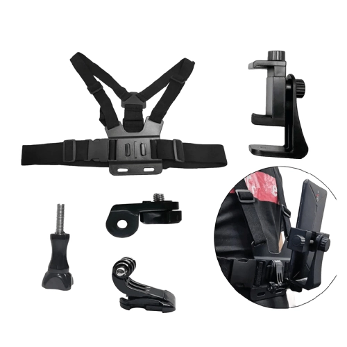 B-01 Göğüse Takılan Aksiyon Kamerası | Telefon Tutucu